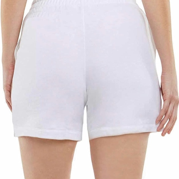 Danskin 2 Pack Soft Active Shorts Blue Tie Dye and White - Picture 6 of 11